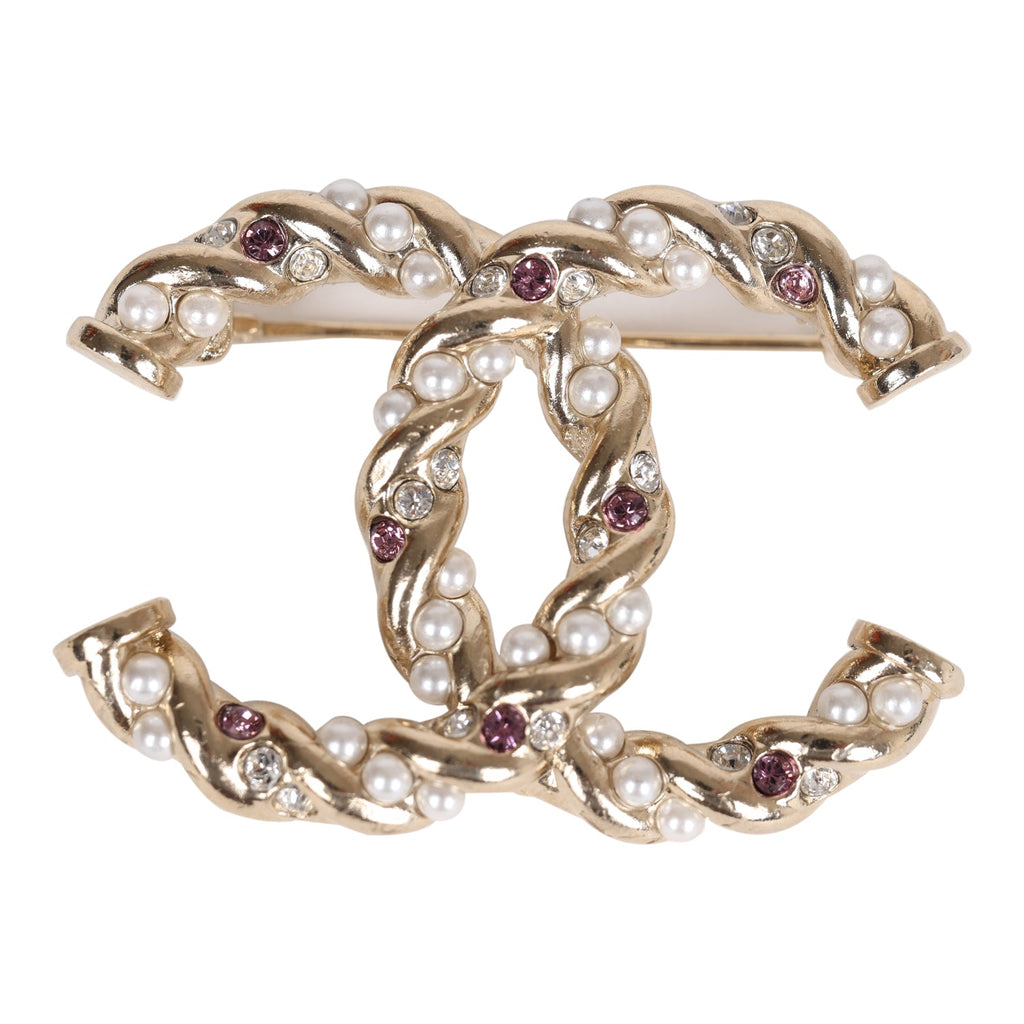 CHANEL Pearl Brooch - CHANEL accessories