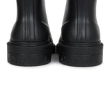 Chanel Black High Caoutchouc CC Boots EU 41