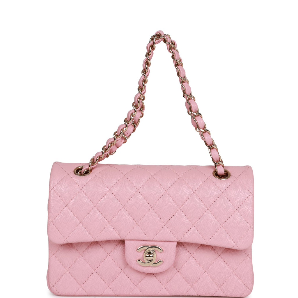 Chanel Pink Quilted Lambskin Small Double Flap Gold Hardware, 2022  Available For Immediate Sale At Sotheby's