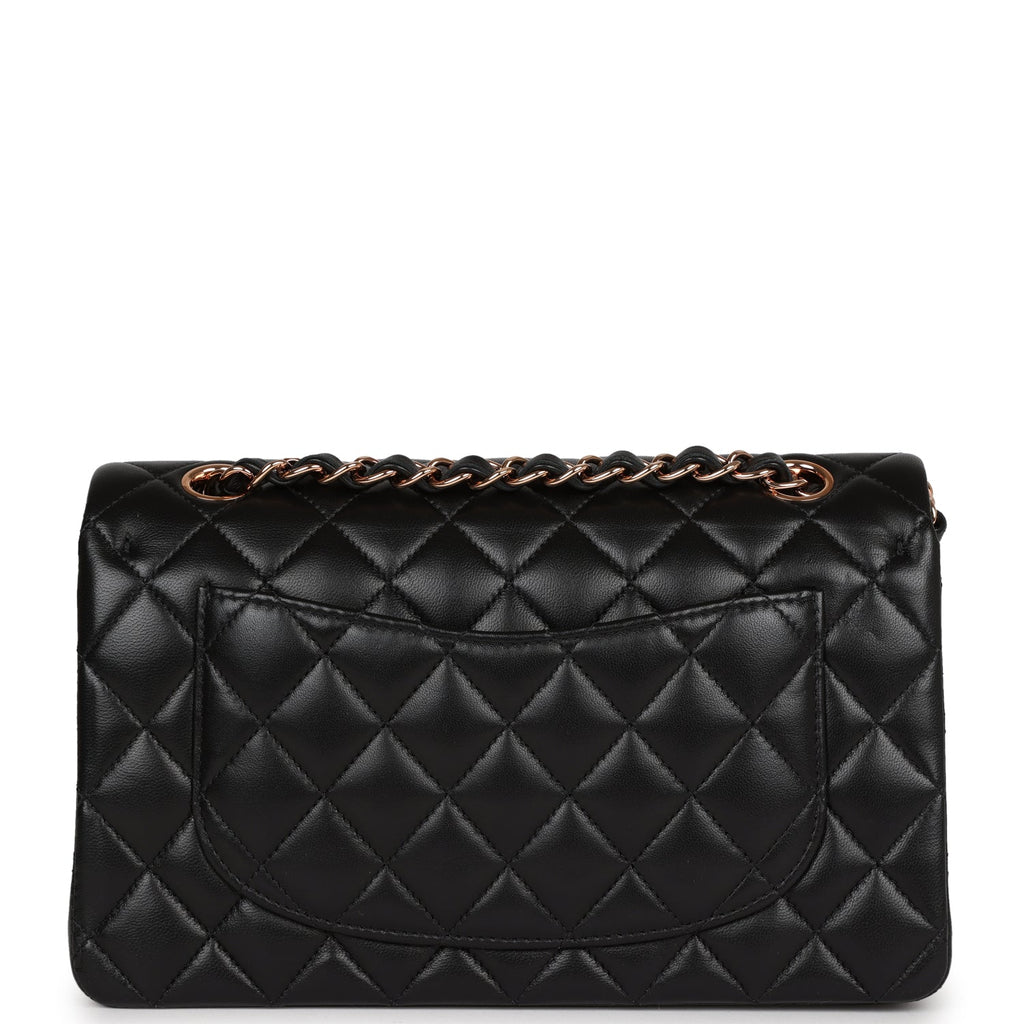 small black chanel wallet on