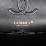 Chanel Small Classic Double Flap Bag Black Lambskin Rose Gold Hardware