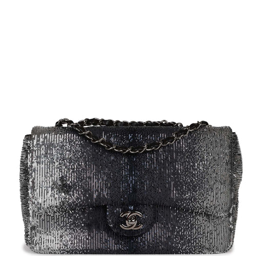 chanel black caviar leather flap bag