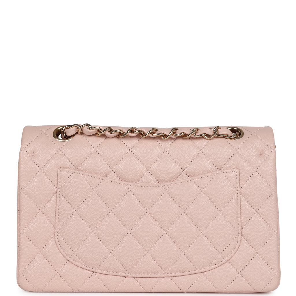 Chanel Green & Pink Quilted Lambskin Single Flap Bag