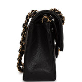 Chanel Small Classic Double Flap Bag Black Caviar Gold Hardware