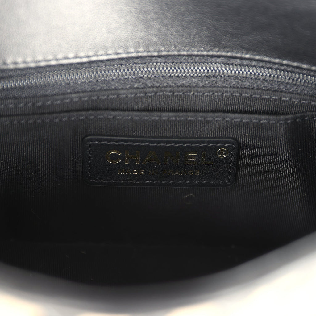 Chanel Small Urban Jungle Flap Beige and Black Stripe Raffia Jute Gold Hardware