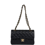 Chanel Small Classic Double Flap Black Lambskin Gold Hardware