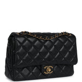 Chanel Small Flap Bag Black Caviar Gold Hardware