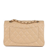 Chanel Small Classic Double Flap Bag Beige Caviar Gold Hardware