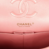 Chanel Small Classic Double Flap Bag Pink Iridescent Caviar Light Gold Hardware
