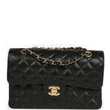 Chanel Small Classic Double Flap Bag Black Caviar Gold Hardware