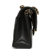Chanel Small Classic Double Flap Bag Black Caviar Gold Hardware