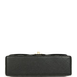 Chanel Small Classic Double Flap Bag Black Caviar Gold Hardware - Thumbnail View 8