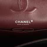 Chanel Small Classic Double Flap Black Caviar Silver Hardware