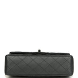 Pre-owned Chanel Small Classic Double Flap Bag So Black Iridescent Lambskin Black Hardware - Thumbnail View 6