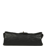 Chanel Small "Crush" Reissue 225 2.55 Crush Double Flap Bag Black Lambskin Gold Hardware