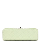 Chanel Small Classic Double Flap Bag Light Green Caviar Light Gold Hardware - Thumbnail View 6