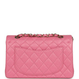 Chanel Small Classic Double Flap Bag Pink Caviar Light Gold Hardware - Thumbnail View 4