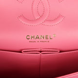 Chanel Small Classic Double Flap Bag Pink Caviar Light Gold Hardware - Thumbnail View 8