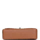 Chanel Small Classic Double Flap Bag Caramel Lambskin Light Gold Hardware - Thumbnail View 6