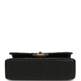 Chanel Small Classic Double Flap Bag Black Caviar Gold Hardware - Thumbnail View 6