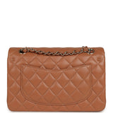 Chanel Small Classic Double Flap Bag Caramel Lambskin Light Gold Hardware - Thumbnail View 4