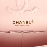 Chanel Small Classic Double Flap Bag Light Pink Shiny Caviar Light Gold Hardware - Thumbnail View 8