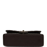 Chanel Small Classic Double Flap Bag Dark Brown Lambskin Light Gold Hardware - Thumbnail View 6