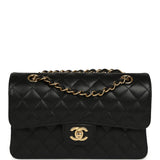 Chanel Small Classic Double Flap Bag Black Caviar Gold Hardware - Thumbnail View 1
