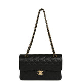 Chanel Small Classic Double Flap Bag Black Caviar Gold Hardware - Thumbnail View 7