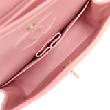 Chanel Small Classic Double Flap Bag Pink Shiny Caviar Light Gold Hardware - Thumbnail View 10