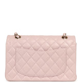 Chanel Small Classic Double Flap Bag Mauve Shiny Caviar Light Gold Hardware - Thumbnail View 4