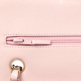 Chanel Small Classic Double Flap Bag Mauve Shiny Caviar Light Gold Hardware - Thumbnail View 8