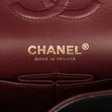 Pre-owned Chanel Small Classic Double Flap Bag Black Lambskin Gold Hardware - Thumbnail View 9