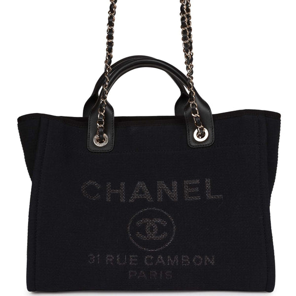 Chanel Women Large Shopping Bag Straw Calfskin & Gold-Tone Metal Black -  LULUX
