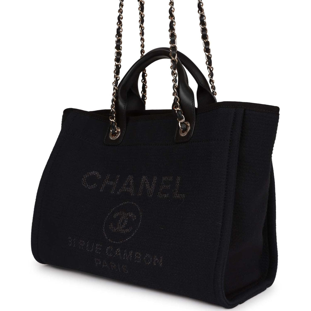 chanel large canvas tote bag
