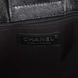 Chanel Timeless Tote Bag Black Caviar Silver Hardware