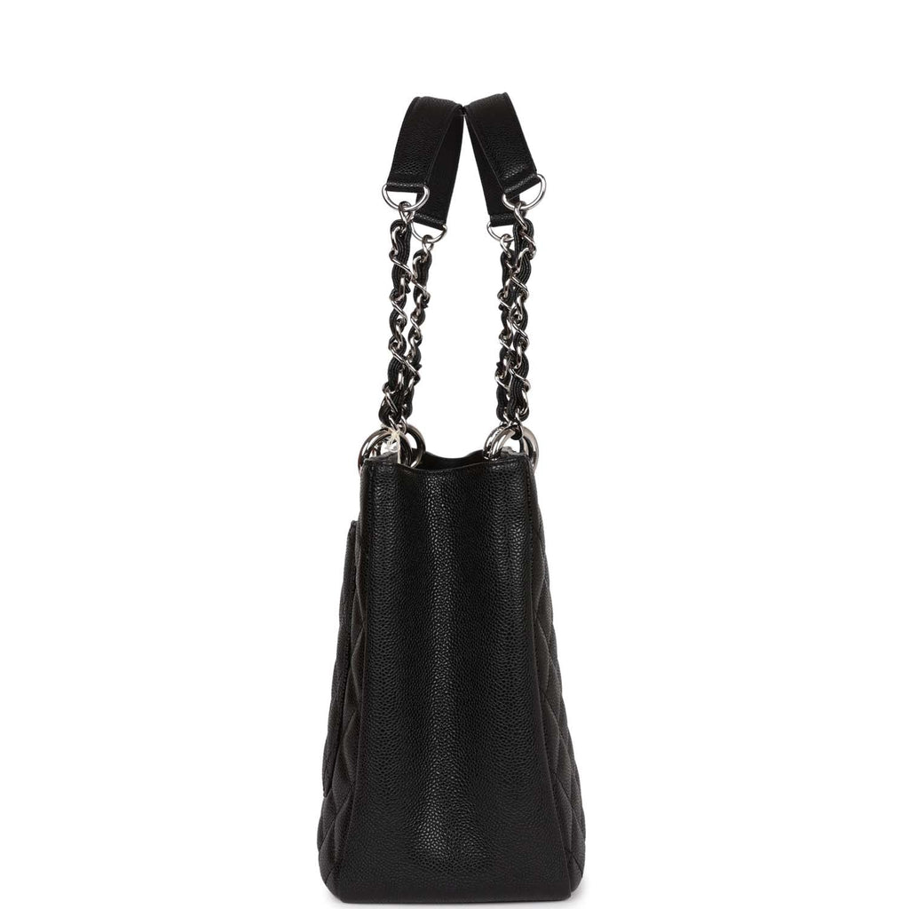 Chanel Grand Shopping Tote (GST) Bag Black Caviar Silver Hardware – Madison  Avenue Couture