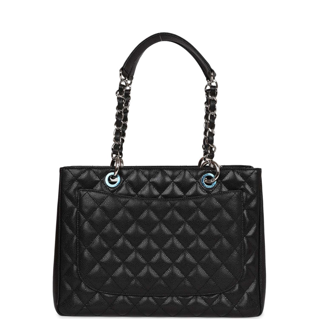 Auth Chanel GST Bag Black Caviar With Gold tone Hardware bag