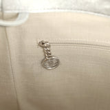Chanel Medium Deauville Shopping Tote Metallic Silver Shiny Calfskin Silver Hardware - Thumbnail View 10