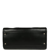 Pre-owned Chanel Medium Deauville Shopping Tote Black Crumpled Calfskin and Tweed Gold Hardware - Thumbnail View 7