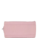Chanel Medium Deauville Shopping Tote Pink Canvas Silver Hardware - Thumbnail View 8