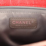Pre-owned Chanel Grand Shopping Tote Red Caviar Silver Hardware - Thumbnail View 9