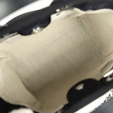Chanel Mini Deauville Shopping Tote Black, Silver Tweed Boucle, Leather Silver Hardware - Thumbnail View 8