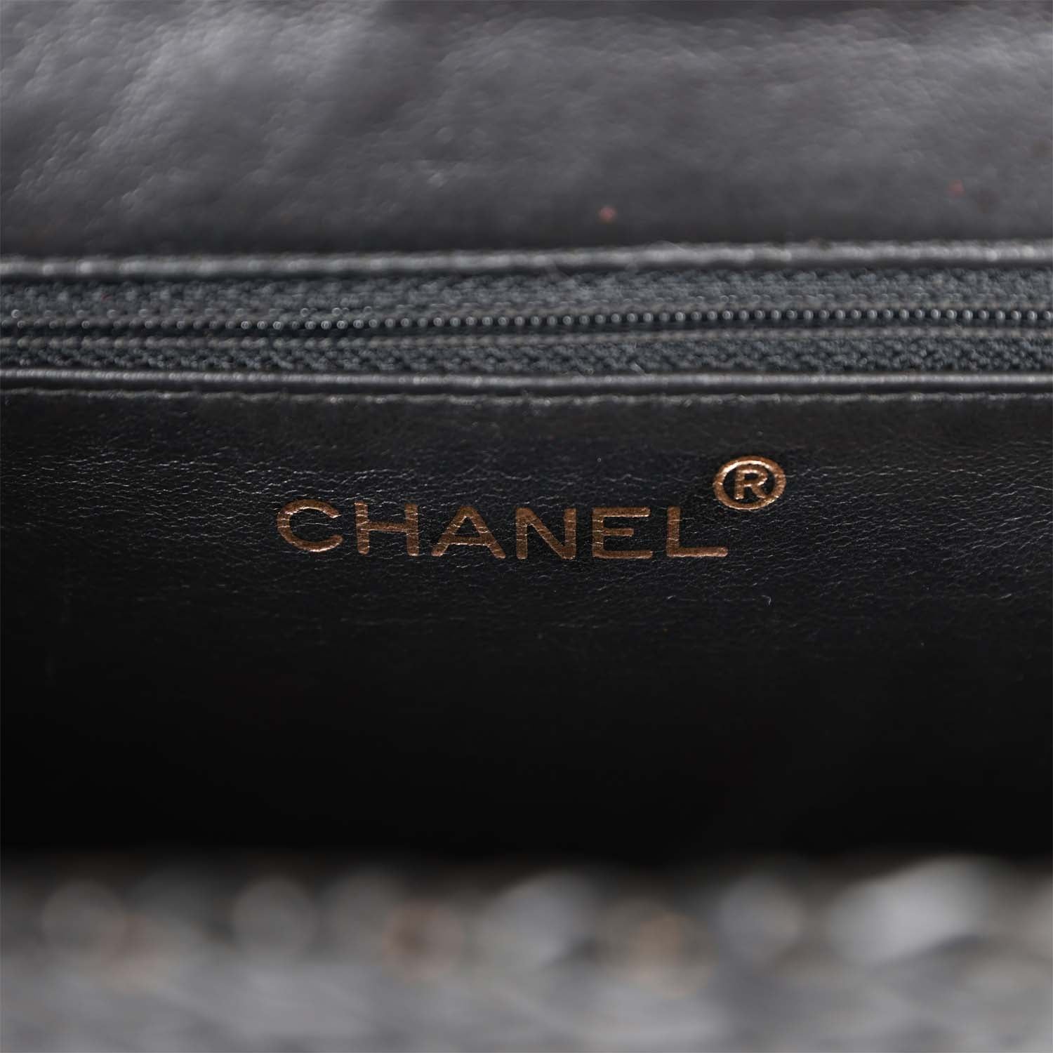 Vintage Chanel Wicker Picnic Basket Bag Black Gold Hardware