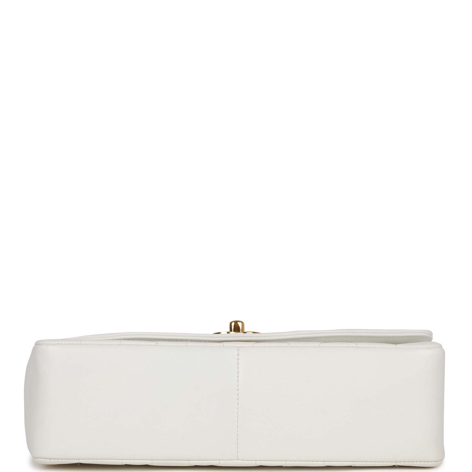 CC HOBO 28CM WHITE LAMBSKIN GOLD HARDWARE main image 1