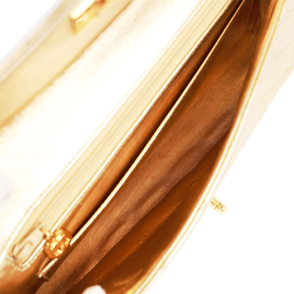 Sold at Auction: Vintage Goat Velvet Chanel Flap Bag with Gold Hard