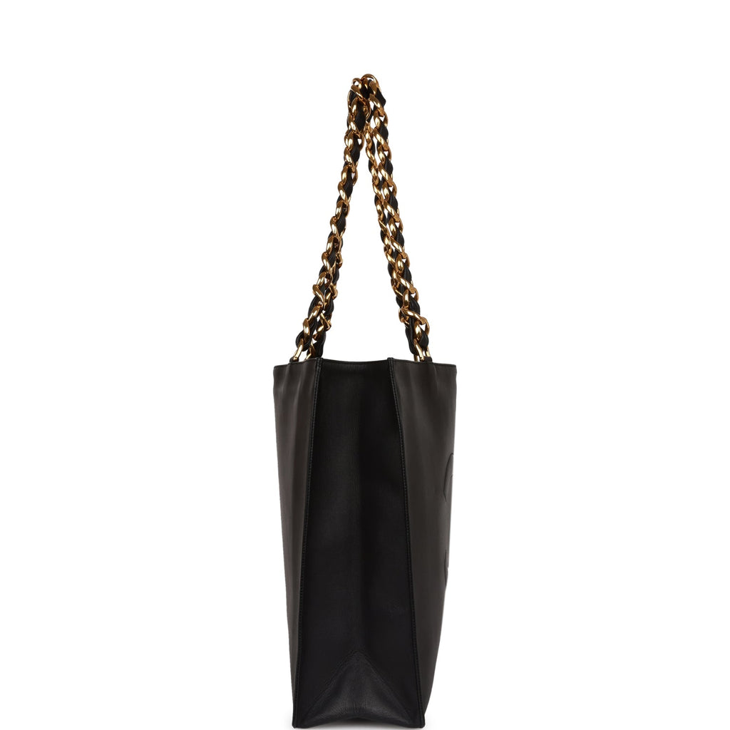 black chanel bag tote purse