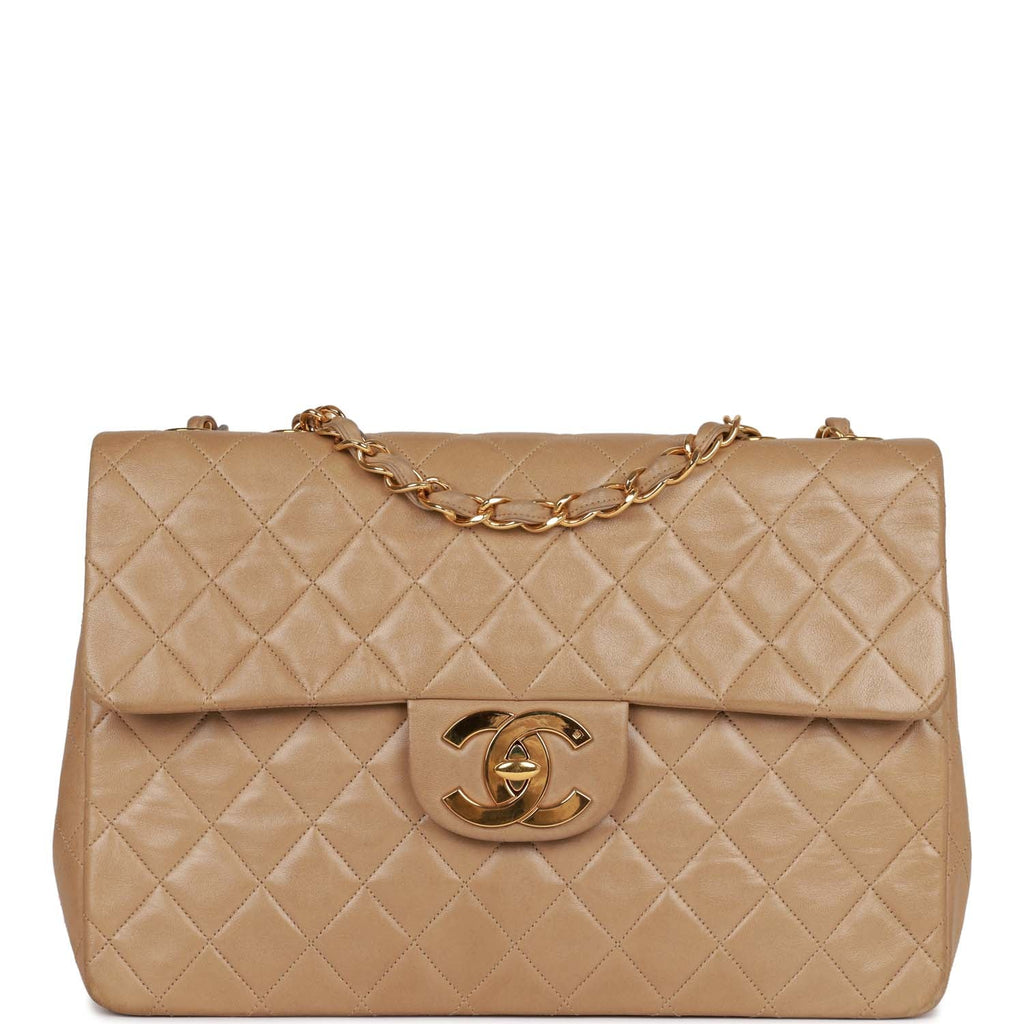 Best Deals for Vintage Chanel Jumbo Xl Flap Bag  Poshmark