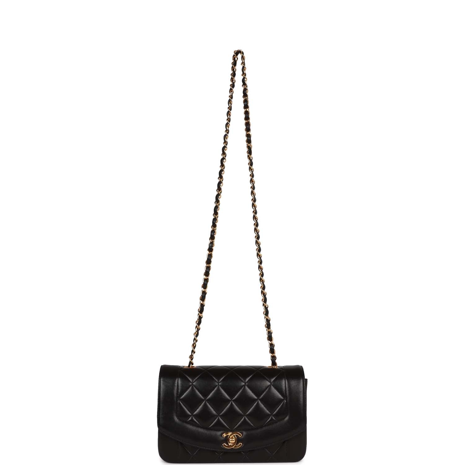 cc classic vanity bag 10cm black lambskin gold hardware main image 1