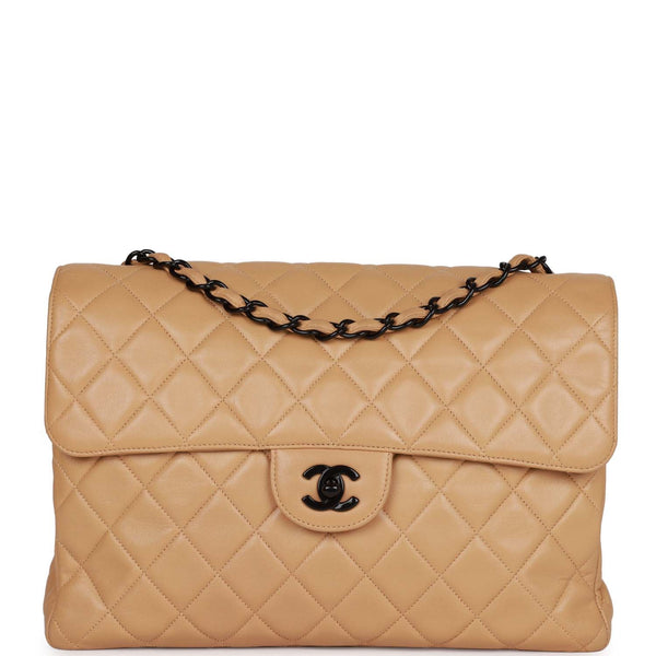 Chanel Classic Mini Rectangular Top handle 21S Gold Quilted Caviar